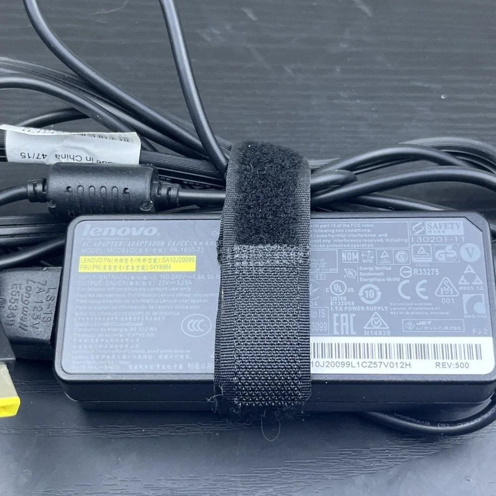 Lenovo‎ PA-1650-72 AC Adapter Charger 20V 3.25A 65W Genuine Power Supply